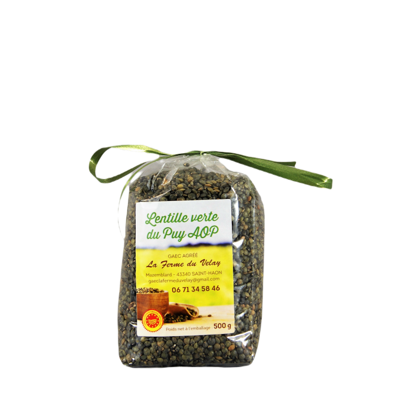 Lentilles vertes du Puy A.O.P. 500g