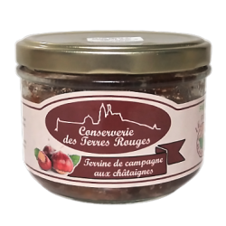 Terrine de campagne aux châtaignes 180g chasp