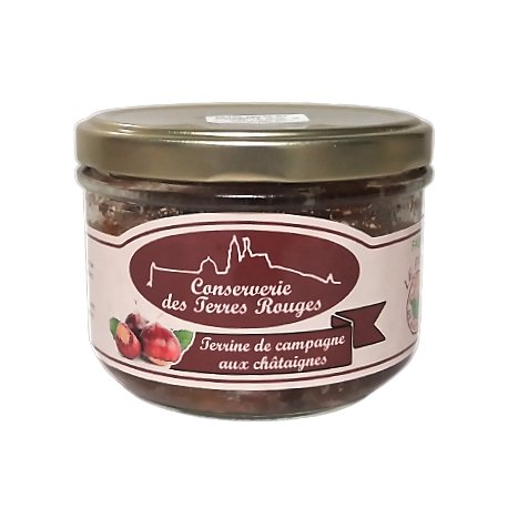 Terrine de campagne aux châtaignes 180g chasp