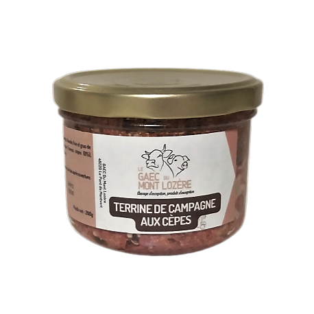 Terrine de campagne aux cèpes 200g gml