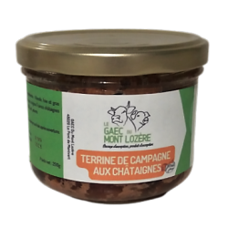 Terrine de campagne aux châtaignes 200g gml