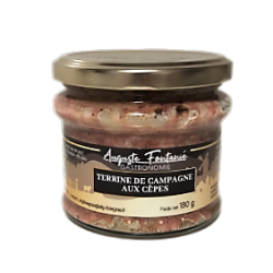 terrine de campagne aux cepes