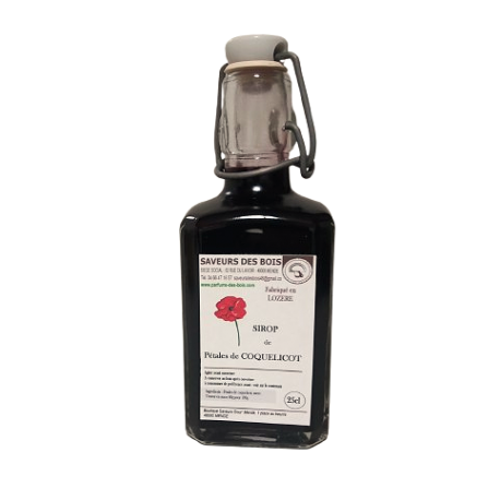 Sirop de fleurs de coquelicot