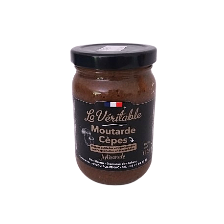 Moutarde aromatisée aux cèpes