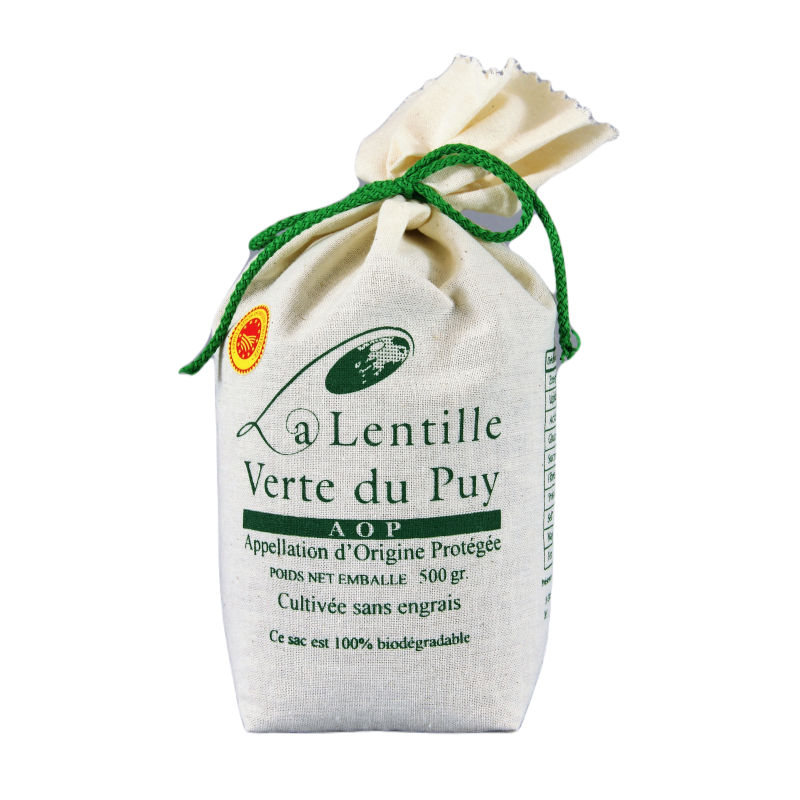 Lentilles vertes du Puy AOP (1kg) - Ma Ferme En Ville