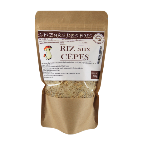 Riz aux cèpes