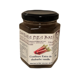 Confiture de rhubarbe vanille